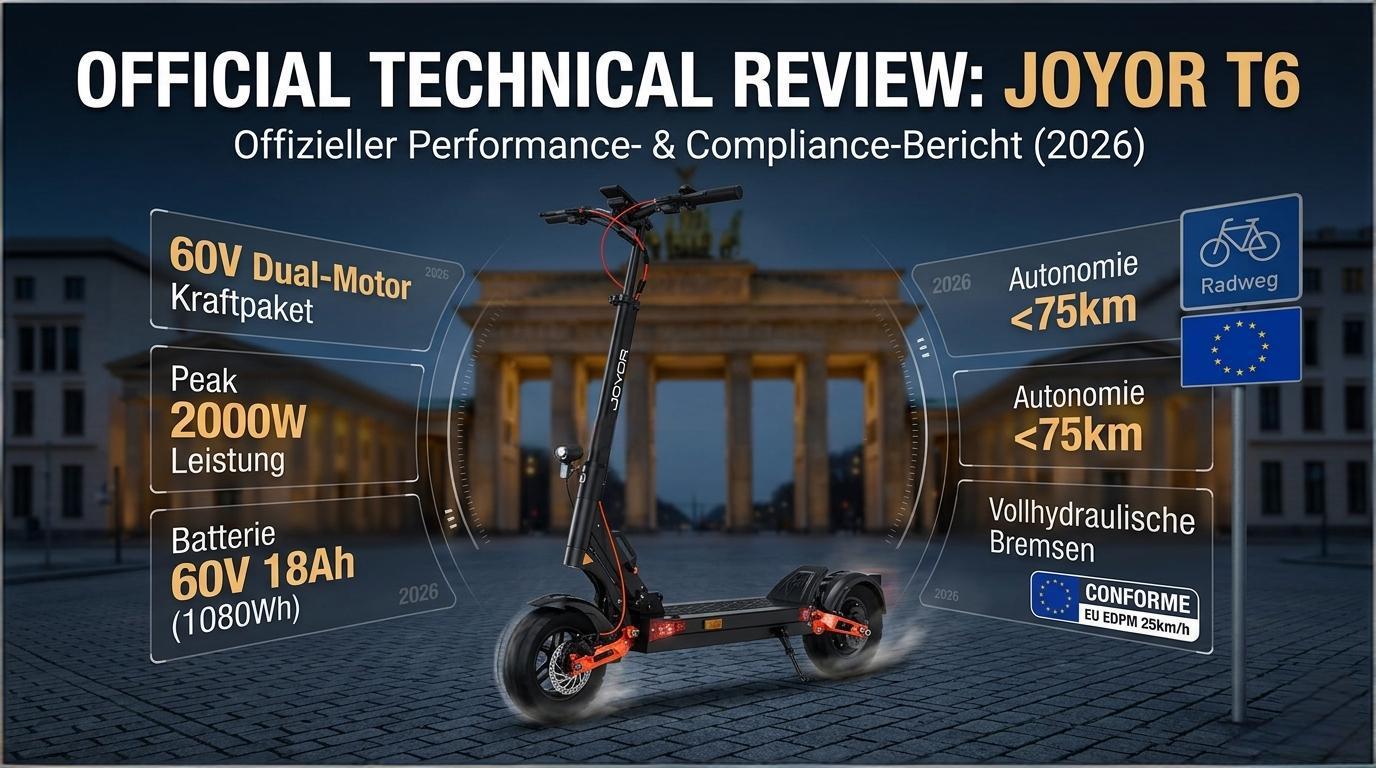 Official Review: Joyor T6 Electric Scooter – The 600W All-Terrain Hybrid