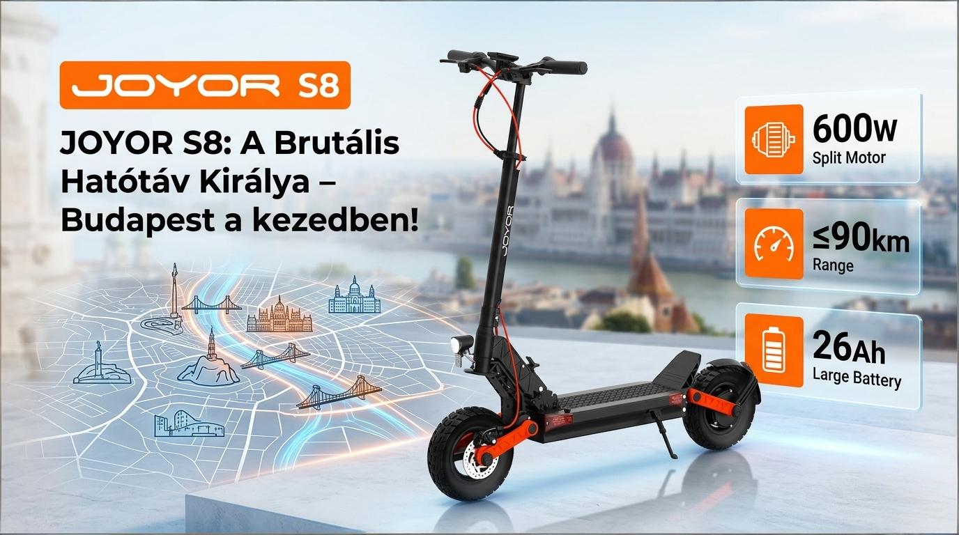 Joyor S8 Teszt: 90 km Hatótáv – A Hosszú Távok Bajnoka