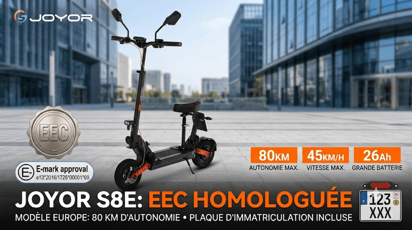 Joyor S8E EEC approved electric scooter